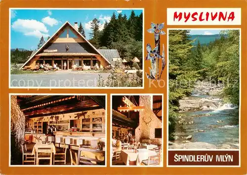 AK / Ansichtskarte  Spindlerova_Mlyn_CZ Stylova restaurace Myslivna u Divcich lavek 