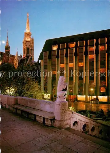 AK / Ansichtskarte 73796814 Budapest_HU Hilton Hotel und Matthiaskirche  