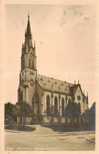 AK / Ansichtskarte Winterthur__ZH Katholische Kirche 