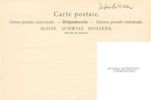 AK / Ansichtskarte Interlaken_BE Eishoehle Gletscher Berner Alpen Interlaken_BE