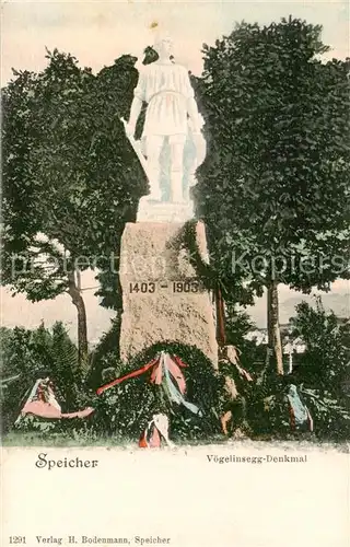 AK / Ansichtskarte Speicher_AR Voegelinsegg Denkmal Speicher AR