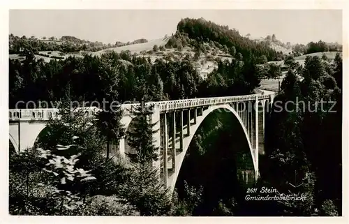 AK / Ansichtskarte Stein_AR Gmuendertobelbruecke Stein_AR