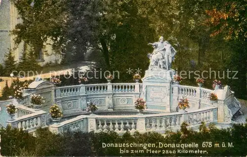 AK / Ansichtskarte 73796891 Donaueschingen Donauquelle Donaueschingen