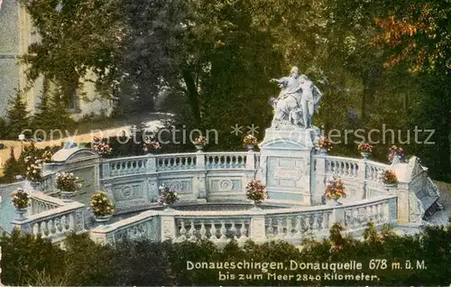 AK / Ansichtskarte  Donaueschingen Donauquelle Donaueschingen