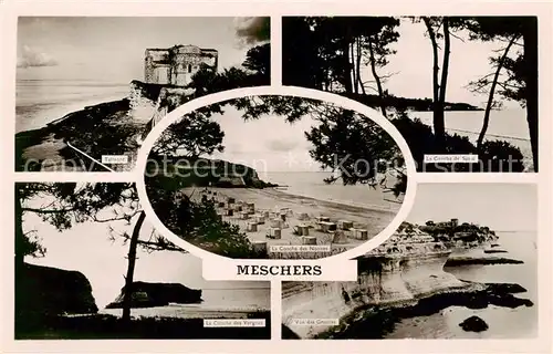 AK / Ansichtskarte Meschers_les_Bains_17 Talmont Conche de Suzac Conche des Nonnes Grottes Conche des Vergnes 