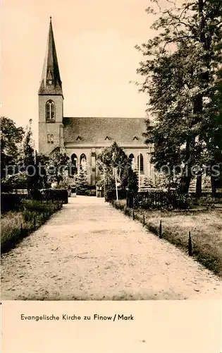 AK / Ansichtskarte  Finow_Eberswalde Evangelische Kirche Finow Eberswalde