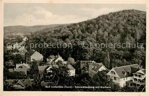 AK / Ansichtskarte 73796988 Bad_Suderode Schwedderberg mit Kurhaus Bad_Suderode