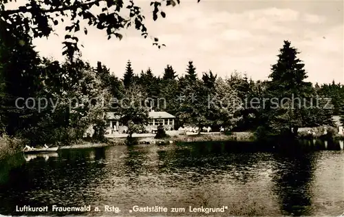 AK / Ansichtskarte  Frauenwald_Thueringen Gaststaette zum Lenkgrund Luftkurort am Rennsteig Frauenwald Thueringen