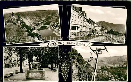 AK / Ansichtskarte  Sessellift_Chairlift_Telesiege Cochem an der Mosel 