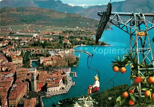 AK / Ansichtskarte  Sessellift_Chairlift_Telesiege Rive del Garda 