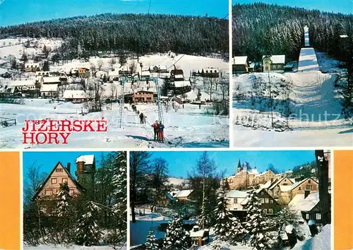 AK / Ansichtskarte  Skilift_Schlepplift_Remontees-Mecaniques Jizerske Hory 