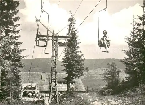 AK / Ansichtskarte  Sessellift_Chairlift_Telesiege Beskid Slaski 