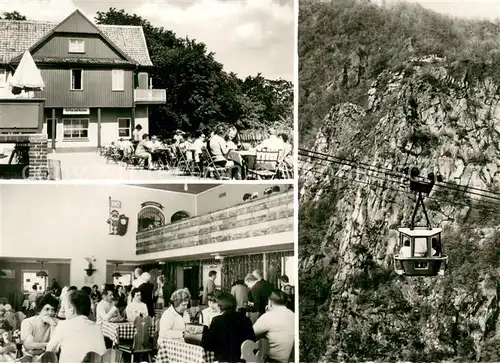 AK / Ansichtskarte  Seilbahn_Cable-Car_Telepherique Rosstrappe Harz 