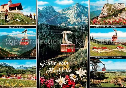 AK / Ansichtskarte 73797059 Seilbahn_Cable-Car_Telepherique Hochfelln Bayerische Alpen 