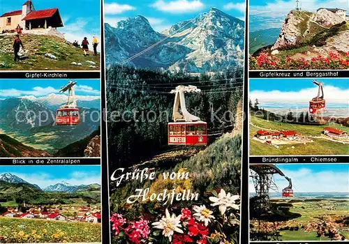 AK / Ansichtskarte  Seilbahn_Cable-Car_Telepherique Hochfelln Bayerische Alpen 