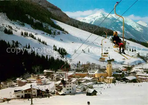 AK / Ansichtskarte  Sessellift_Chairlift_Telesiege Saalbach 