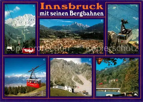 AK / Ansichtskarte 73797068 Seilbahn_Cable-Car_Telepherique Innsbruck  