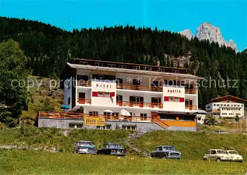 AK / Ansichtskarte  Campitello_di_Fassa_IT Hotel Aquila 