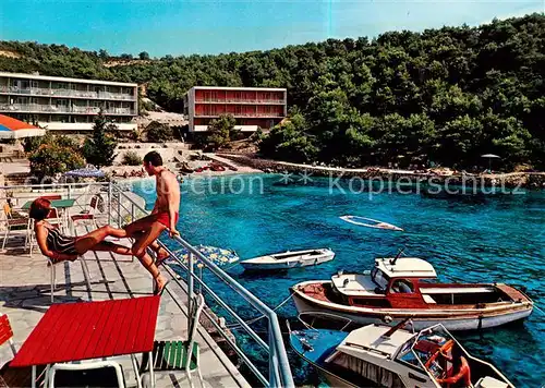 AK / Ansichtskarte 73797110 Hvar_Croatia Hotel Sirena Bootsliegeplatz 