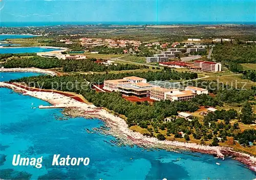 AK / Ansichtskarte 73797127 Umag_Umago_Istrien Katoro Fliegeraufnahme Umag_Umago_Istrien