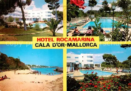 AK / Ansichtskarte 73797130 Cala_d_Or Hotel Rocamarina Pool Strand Cala_d_Or