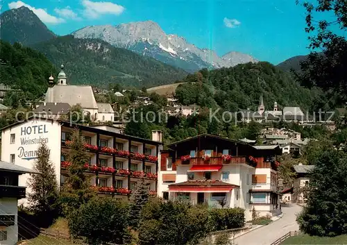 AK / Ansichtskarte 73797132 Berchtesgaden Hotel Demming Weinstuben Panorama Berchtesgaden
