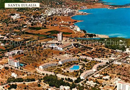 AK / Ansichtskarte  Santa_Eulalia_del_Rio_Ibiza_ES Fliegeraufnahme 