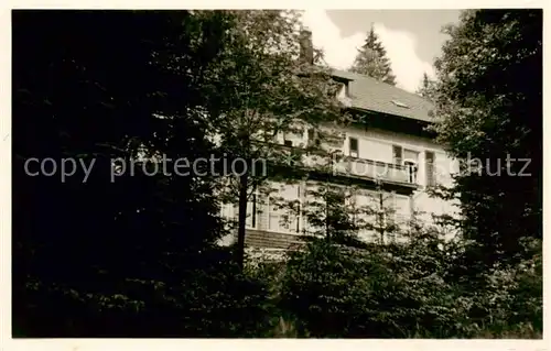 AK / Ansichtskarte  Waldbaerenburg Waldhaus Anna Handabzug Waldbaerenburg