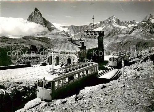 AK / Ansichtskarte Zermatt_VS Gornergratbahn Station Matterhorn Zermatt_VS