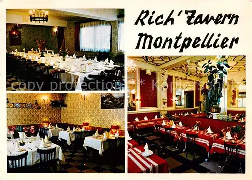 AK / Ansichtskarte Montpellier_Herault Rich Tavern Salons particuliers pour noces et banquets Montpellier Herault