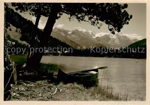 AK / Ansichtskarte Champex_sur_Dorenaz_VS Le lac et le Grand Combin Walliser Alpen 