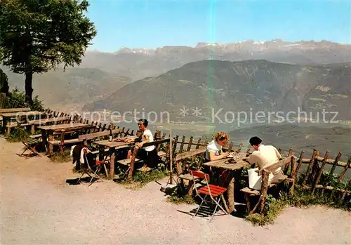 AK / Ansichtskarte 73797204 Monte_Penegal_1740m_Dolomiti_IT Visto delle Dolomiti e Bolzano 