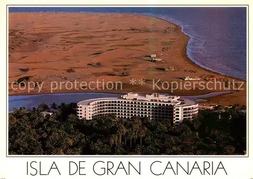 AK / Ansichtskarte 73797209 Maspalomas_Gran_Canaria_ES Hotel Palm Beach Fliegeraufnahme 