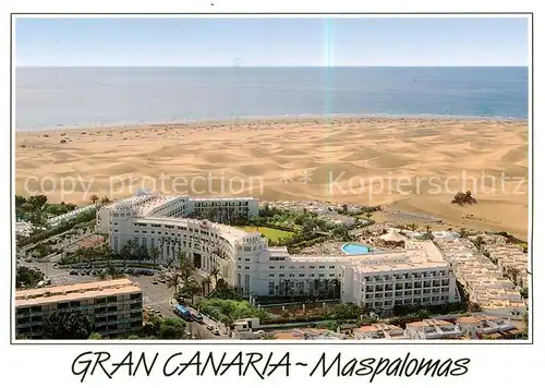 AK / Ansichtskarte 73797210 Maspalomas_Gran_Canaria_ES Riu Palace Hotel Fliegeraufnahme 