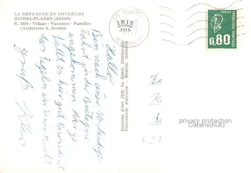 AK / Ansichtskarte Guidel_56_Morbihan Vue aerienne Village Vacances Familles 