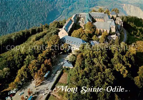 AK / Ansichtskarte Mont Sainte Odile_Mont Ste Odile_67 Monastere dont elle fut lAbbesse Vue aerienne 