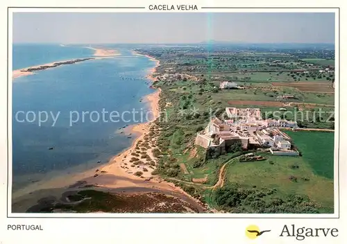 AK / Ansichtskarte  Algarve_PT Cacela Velha Fliegeraufnahme 