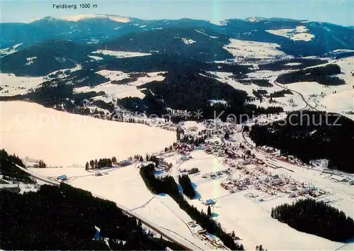 AK / Ansichtskarte  Titisee Fliegeraufnahme mit Feldberg Titisee