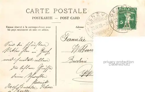 AK / Ansichtskarte Geneve_GE Panorama Geneve_GE