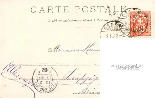 AK / Ansichtskarte Geneve_GE Parc Mon Repos en hiver Geneve_GE