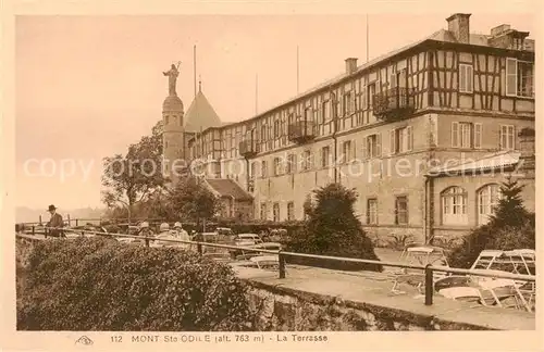 AK / Ansichtskarte Mont Ste Odile_Mont Sainte Odile_67_Alsace La Terrasse 