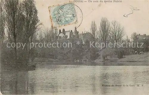 AK / Ansichtskarte Douai_59_Nord Un coin du Jardin Public 