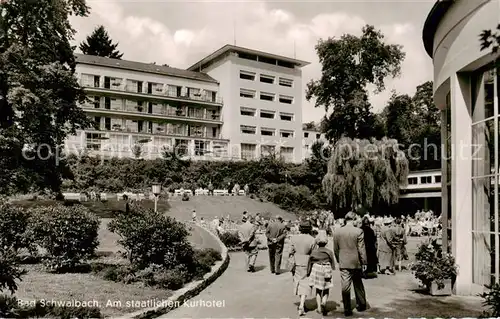 AK / Ansichtskarte  Bad_Schwalbach Staatl Kurhotel Bad_Schwalbach