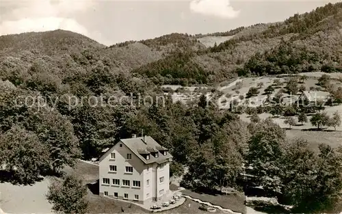 AK / Ansichtskarte  Bad_Sulzbach Pension Waldfrieden Fliegeraufnahme Bad_Sulzbach