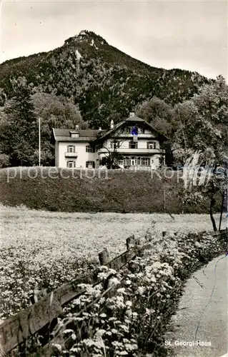 AK / Ansichtskarte  Lenggries Kindererholungsheim St Georgi Haus Lenggries