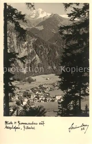 AK / Ansichtskarte 73797329 Mayrhofen_Zillertal_AT Blick von Zimmereben 