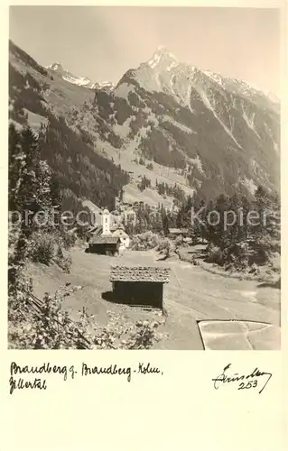 AK / Ansichtskarte 73797331 Brandberg__Tirol_AT Brandberg Kolm Panorama 