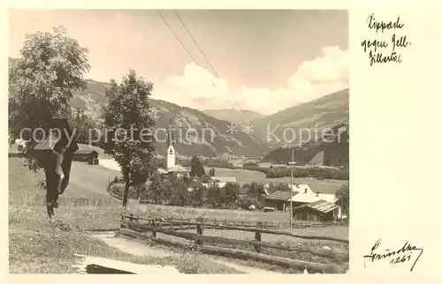 AK / Ansichtskarte  Hippach_Tirol_AT Panorama mit Gell 