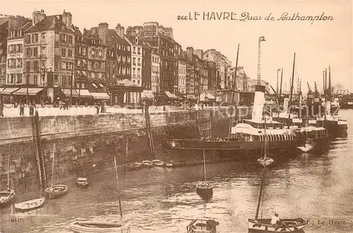 AK / Ansichtskarte Le_Havre Quai de Southampton Le_Havre