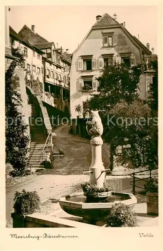 AK / Ansichtskarte 73797369 Meersburg_Bodensee Baerenbrunnen Meersburg Bodensee